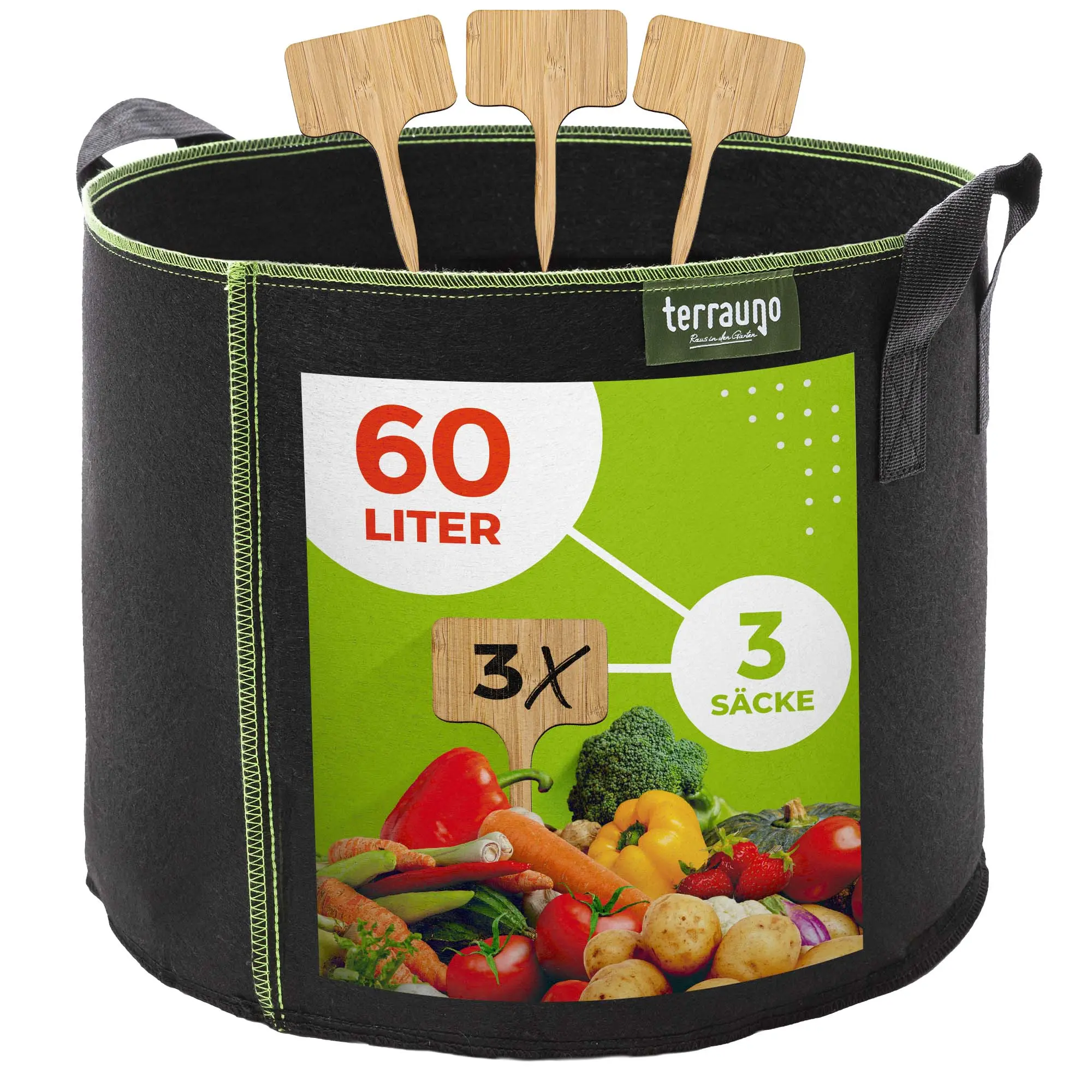 Pflanzsack aus Vliesstoff inkl. Pflanzenschilder - Image 18
