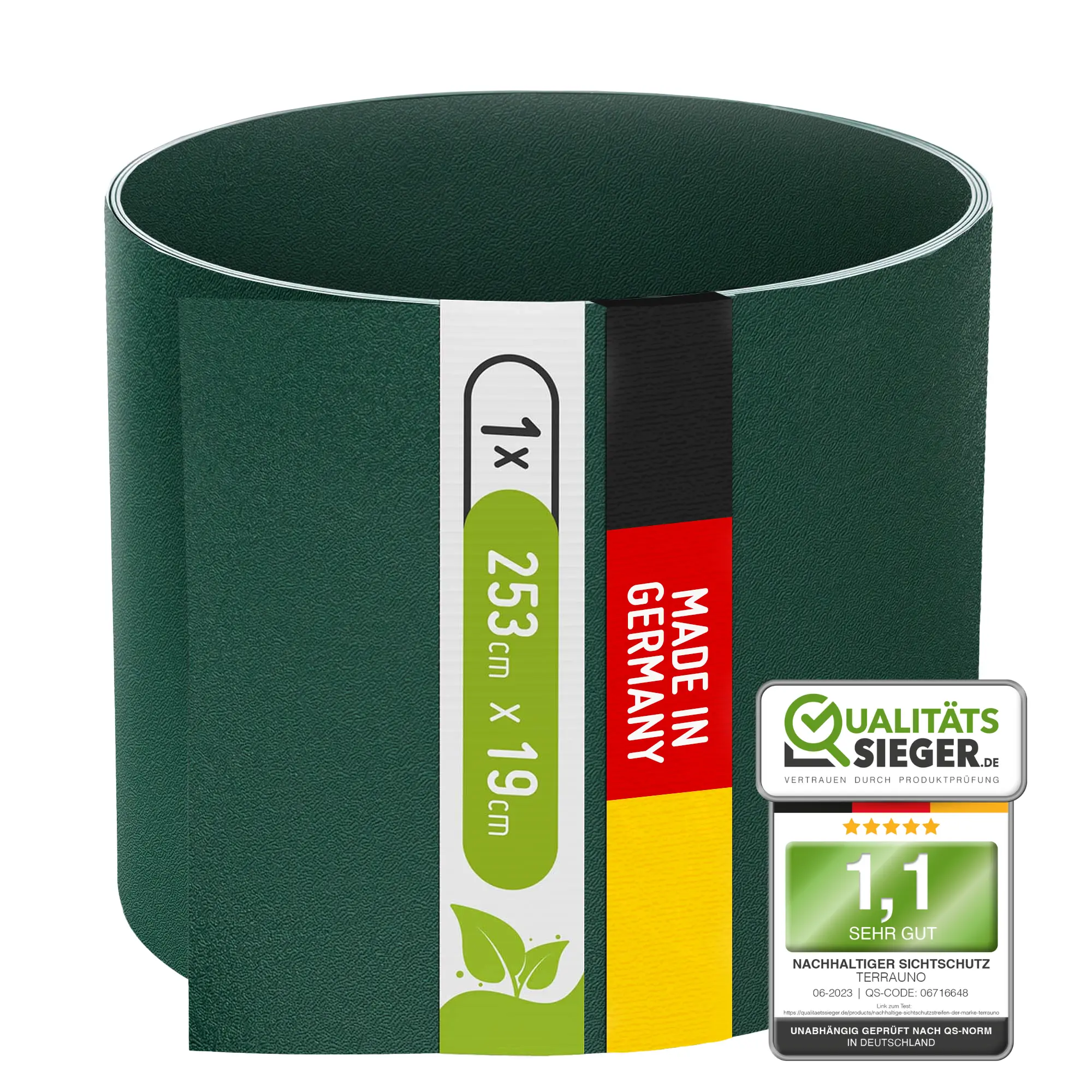 Sichtschutzstreifen | PP| Polypropylen | Lederoptik - Image 27
