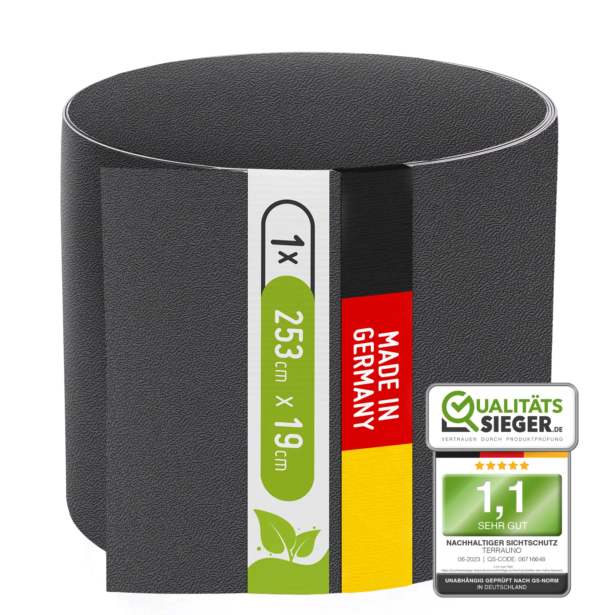 Sichtschutzstreifen | PP| Polypropylen | Lederoptik - Image 31