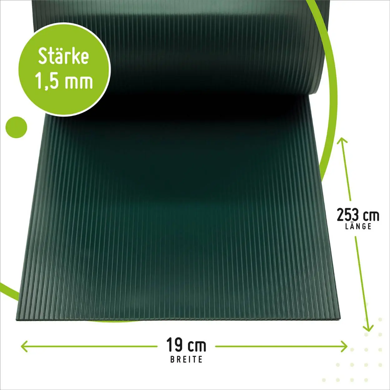 TerraUno - Premium Polypropylen Sichtschutzstreifen | 2,530mx19cm | Made in Germany - Image 11