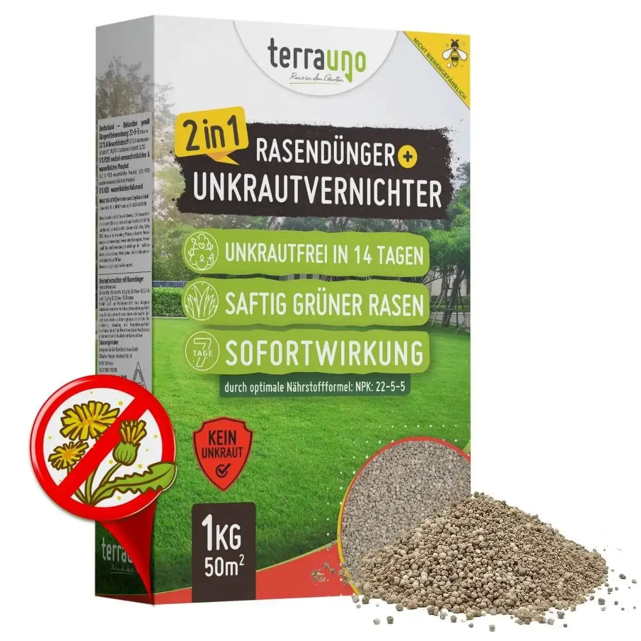 Premium - Rasendünger mit Unkrautvernichter 22-5-5 - Image 20